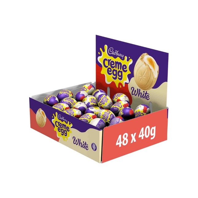 Cadburys White Creme Egg 48X40G