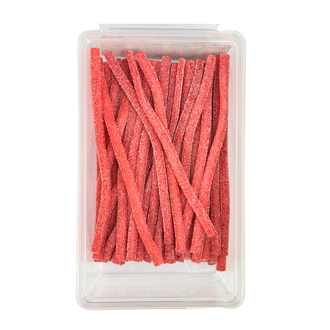 Candycrave Sour Strawberry Pencils Tub 100 Count
