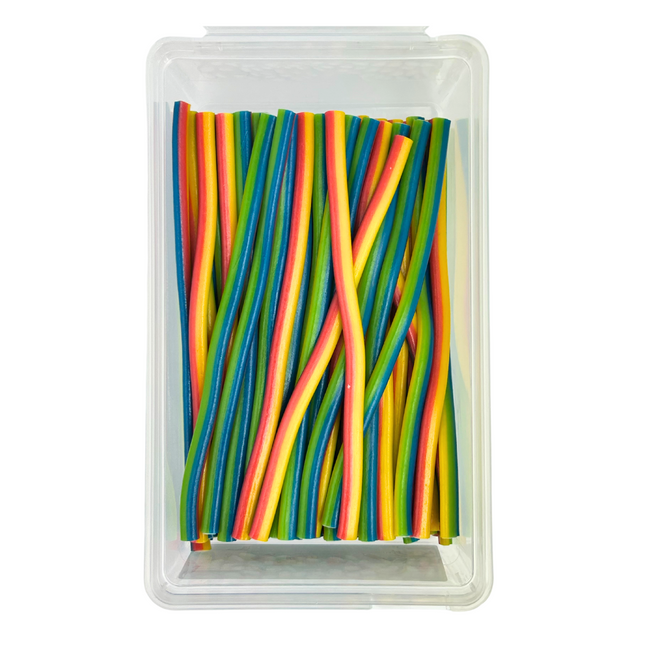 Rainbow Pencil Sweets in Sweet Tub