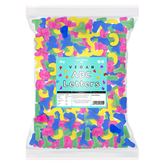 Candycrave Vegan ABC Letters 2kg