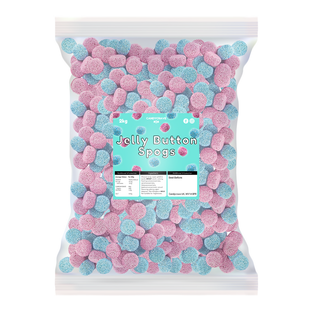 Candycrave Jelly Buttons Spogs 2kg