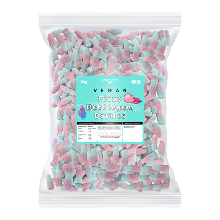 Candycrave Vegan Fizzy Bubblegum Bottles 2kg
