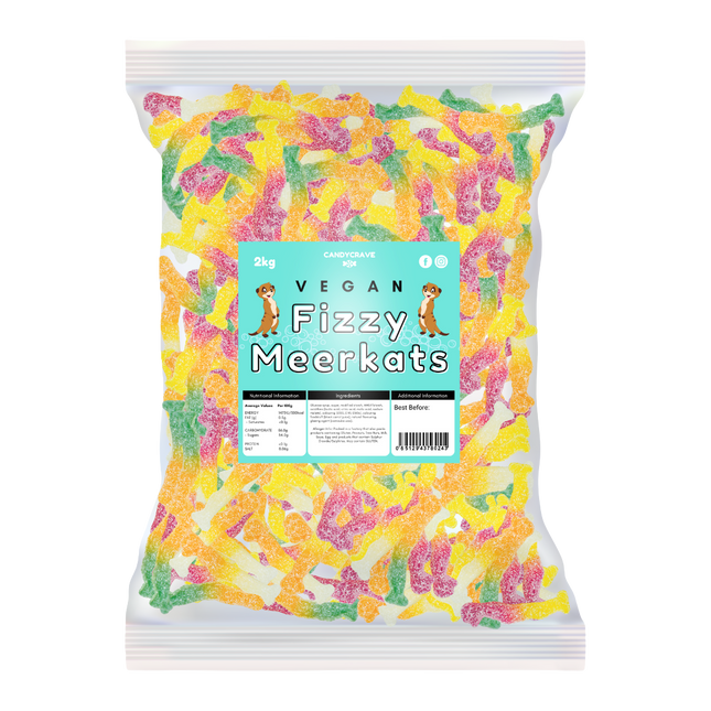 Candycrave Vegan Fizzy Meerkats 2kg