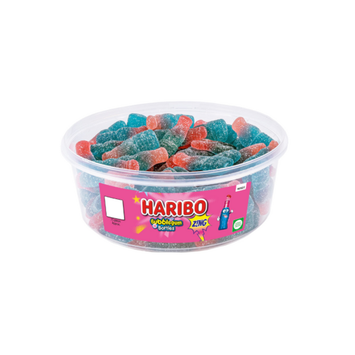 Haribo Bubblegum Bottles Tub