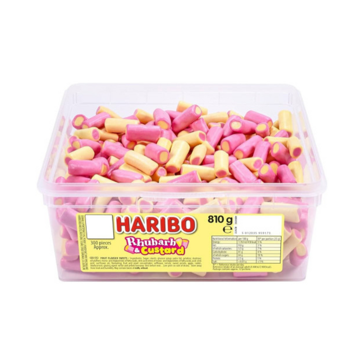Haribo Rhubarb & Custard Tub