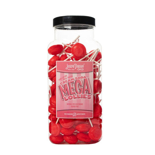 Dobson Cream Soda Lolly 90 Count Jar