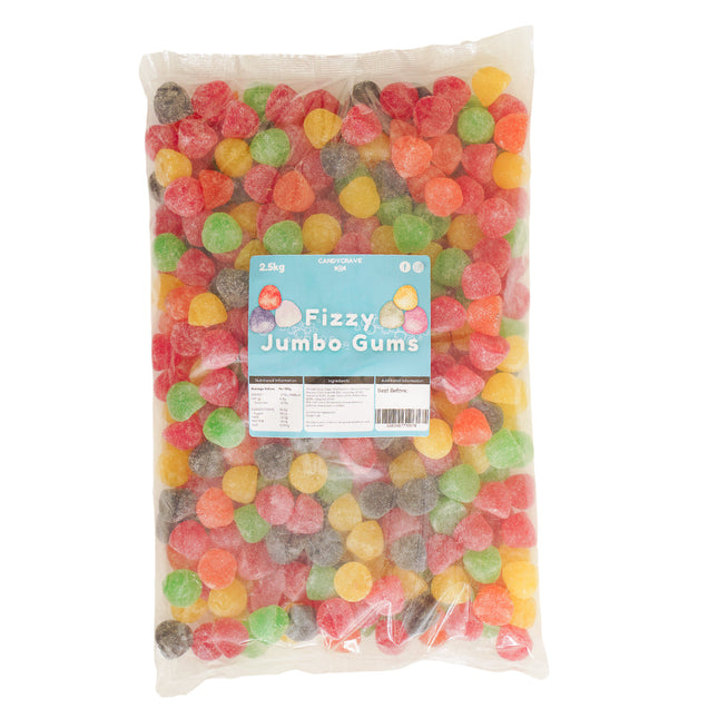 Candycrave Fizzy Jumbo Gums 2.5kg