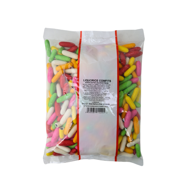 Taveners Liquorice Comfits 1Kg