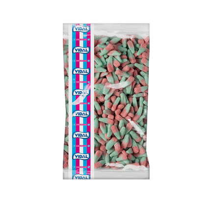 Vidal Small Fizzy Blue Bottles 3Kg