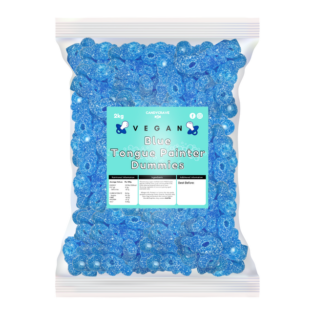 Candycrave Vegan Fizzy Blue Tongue Painter Dummies 2kg
