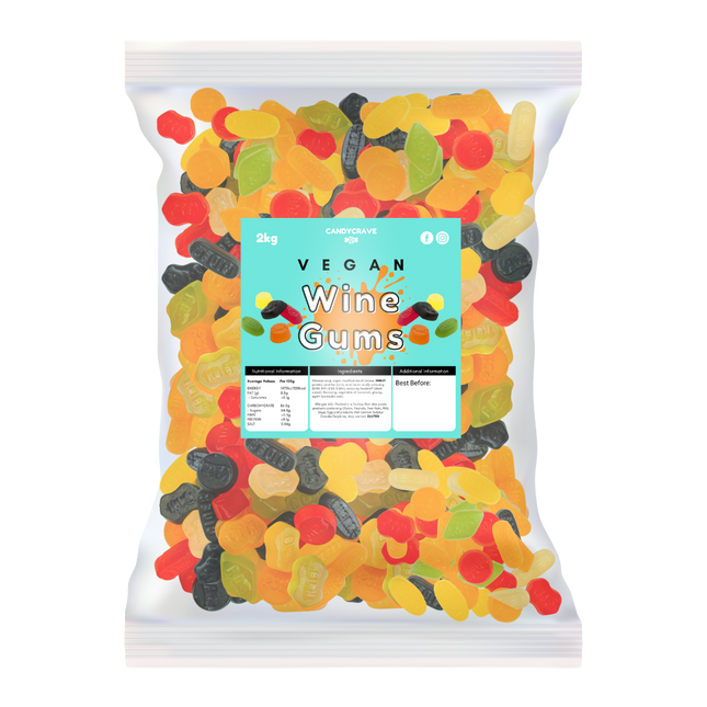 Candycrave Vegan Wine Gums 2kg