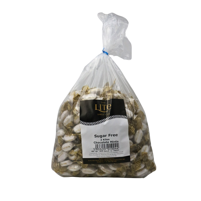 Lite Sugar Free Choc Mints 2kg