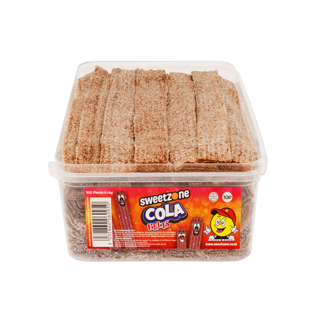Sweetzone Fizzy Cola Belts 100 Count
